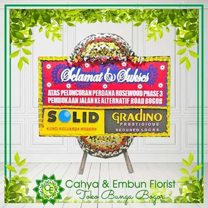 Bunga Papan Congrats 013 — Toko Bunga Bogor Cahya & Embun Florist